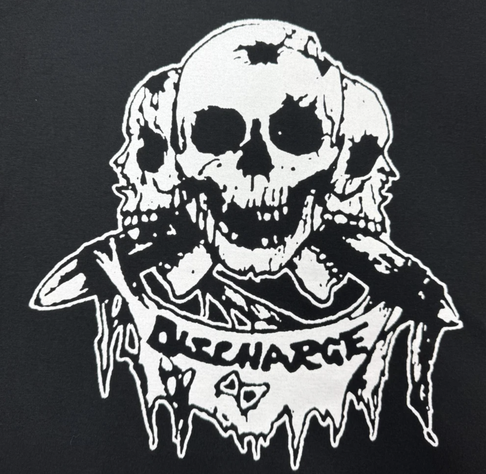 DISCHARGE - Skulls  - Back Patch